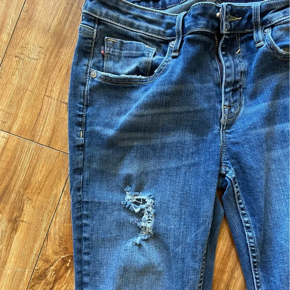 VIGOSS Women’s Blue Distressed Classic Fit Thompson Tomboy Jean Size 27 - Picture 12 of 12